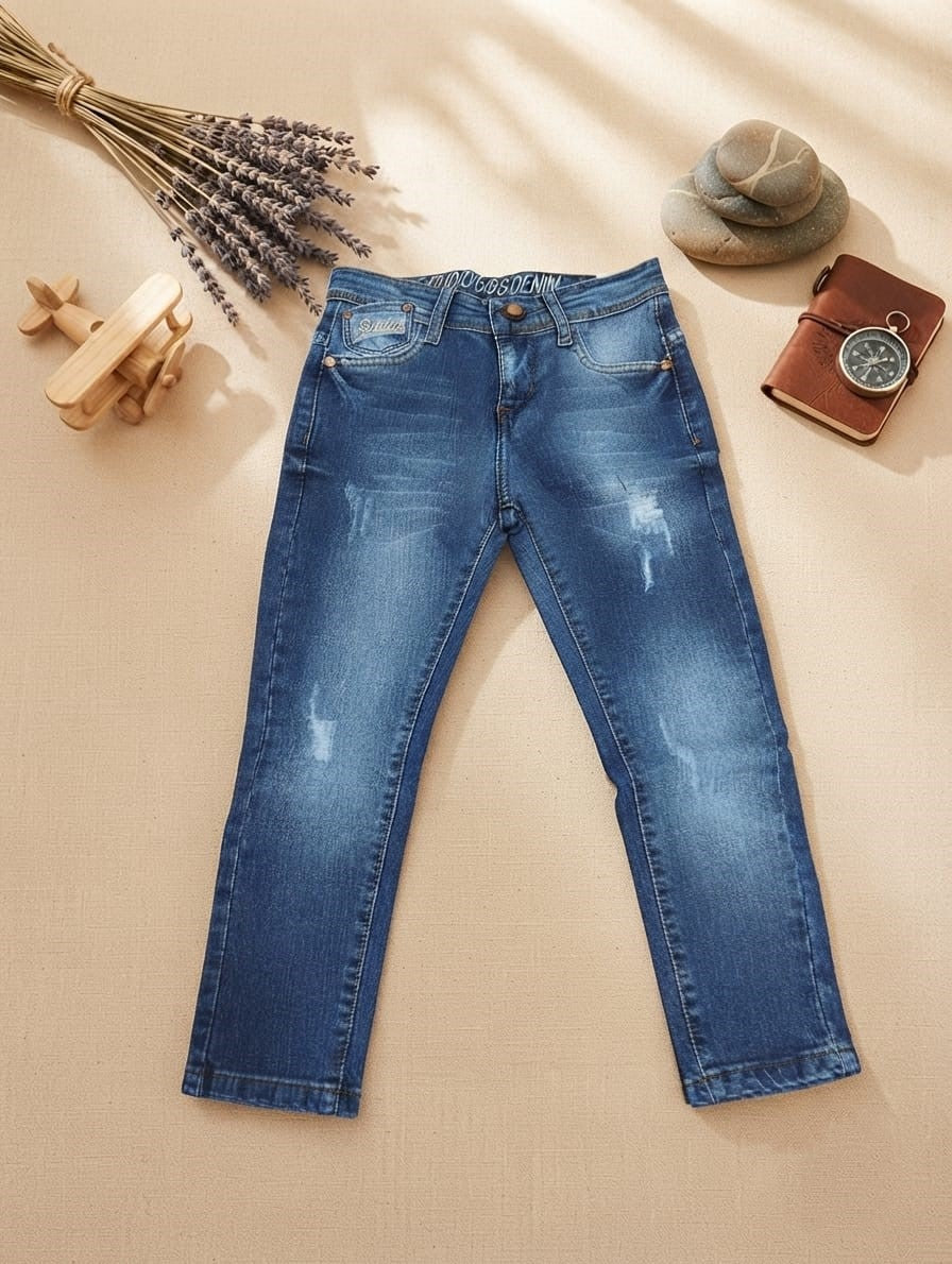 Denim Blue Black Jeans 1516