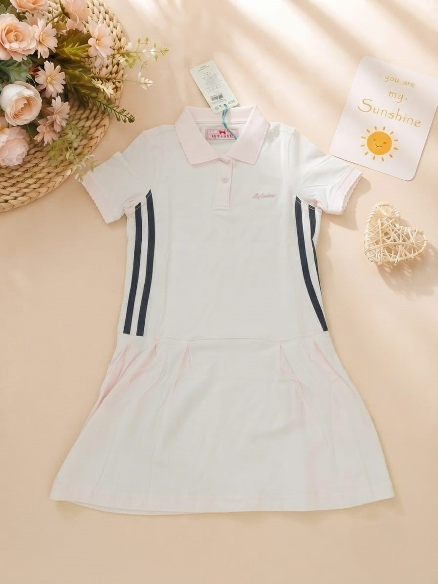 Short‑Sleeve Collared Dress BTG322
