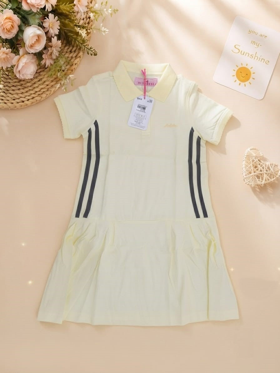 Short‑Sleeve Collared Dress BTG322