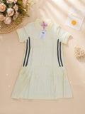 Short‑Sleeve Collared Dress BTG322