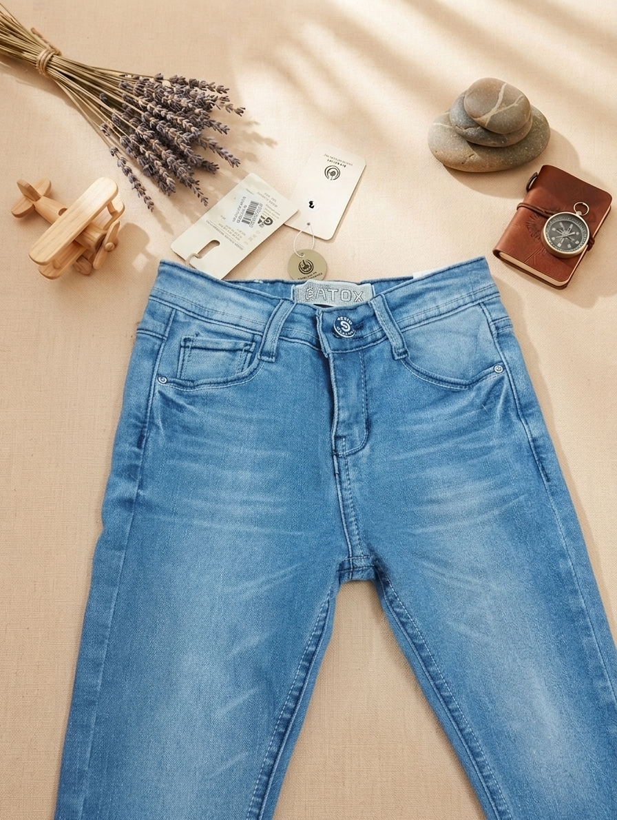 Light Blue Denim Jeans 1618
