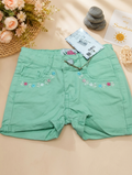 Floral Embroidered Girls Shorts- 1954