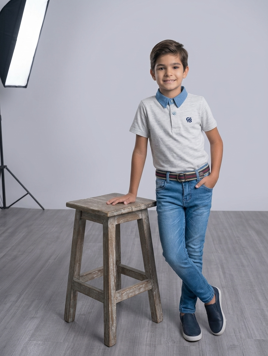 Boys' Solid Polo shirt 430