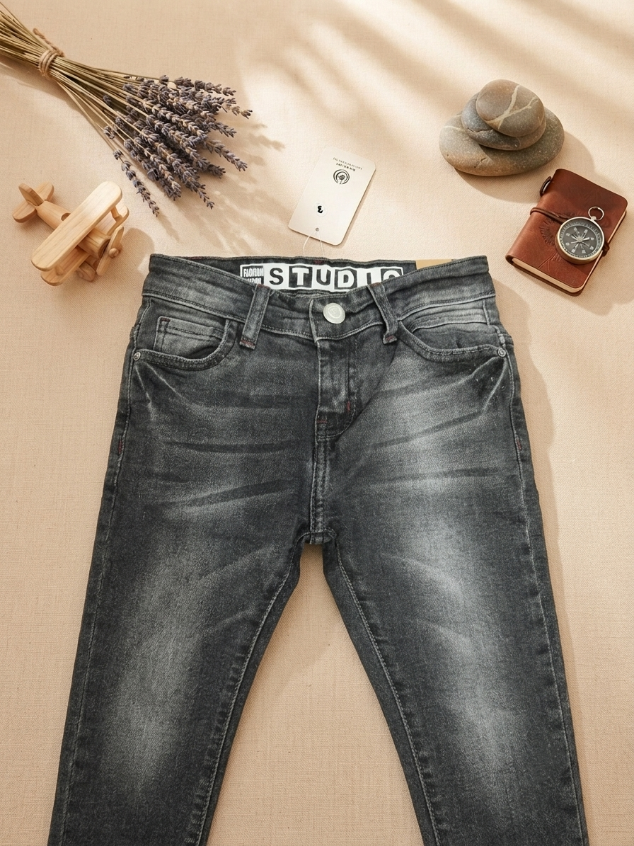 Dark Grey Denim Jeans 1941