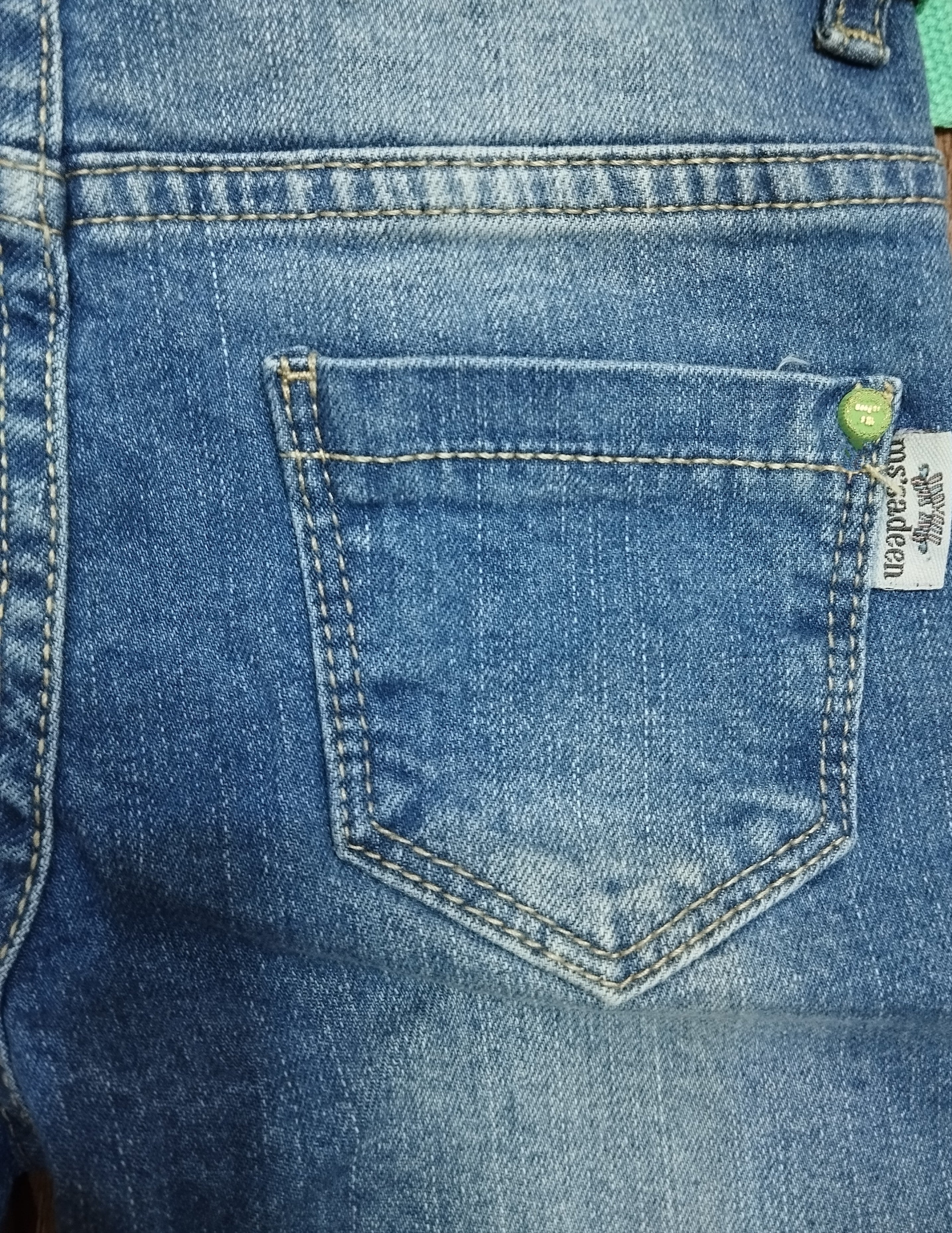 Light Blue Denim Jeans with Belt- 1801