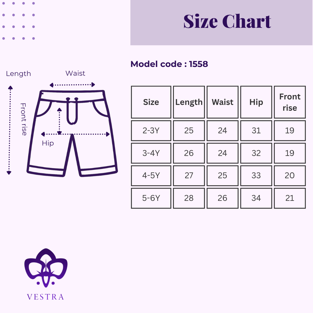 Girls’ Gradient Denim Shorts - 1558