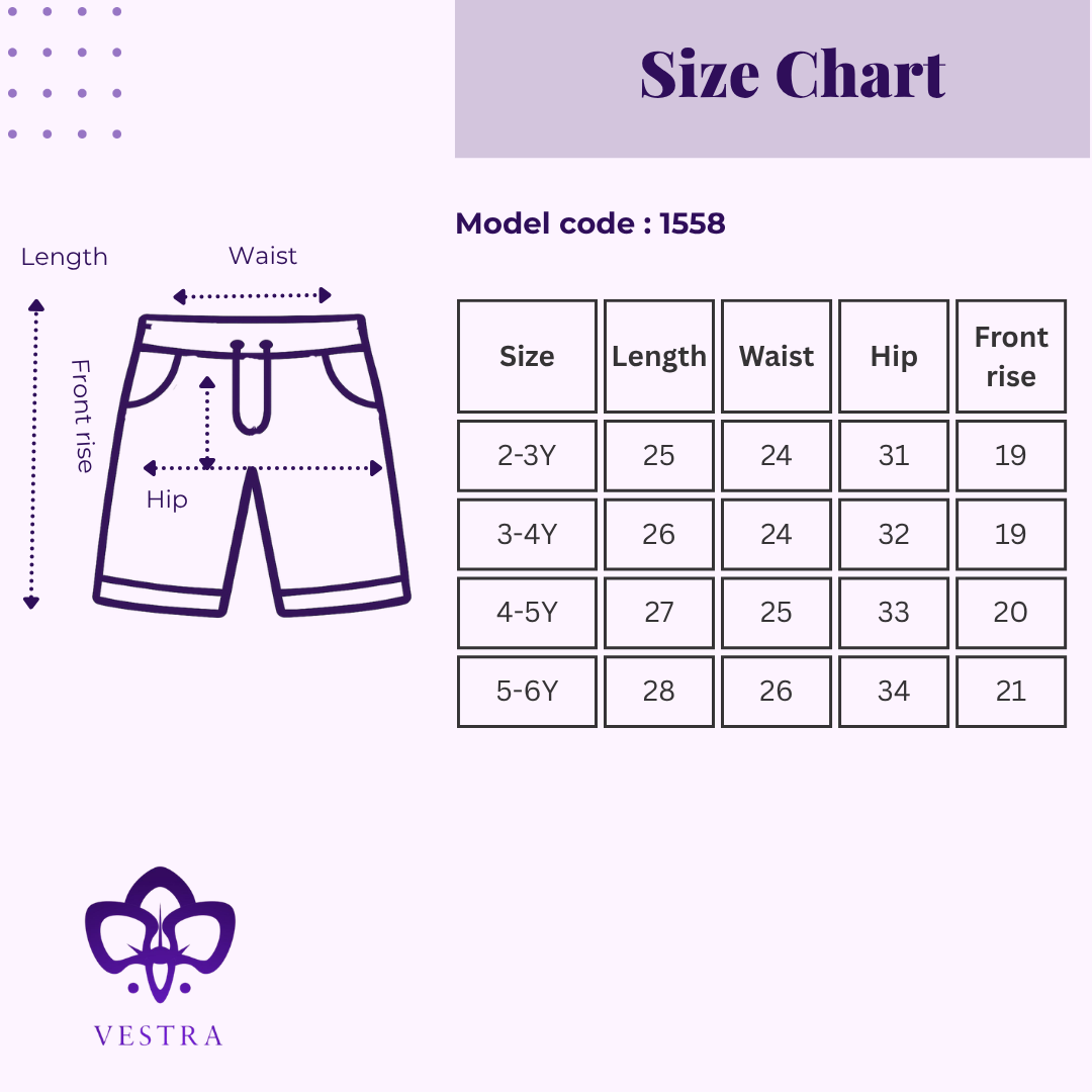 Girls’ Gradient Denim Shorts - 1558