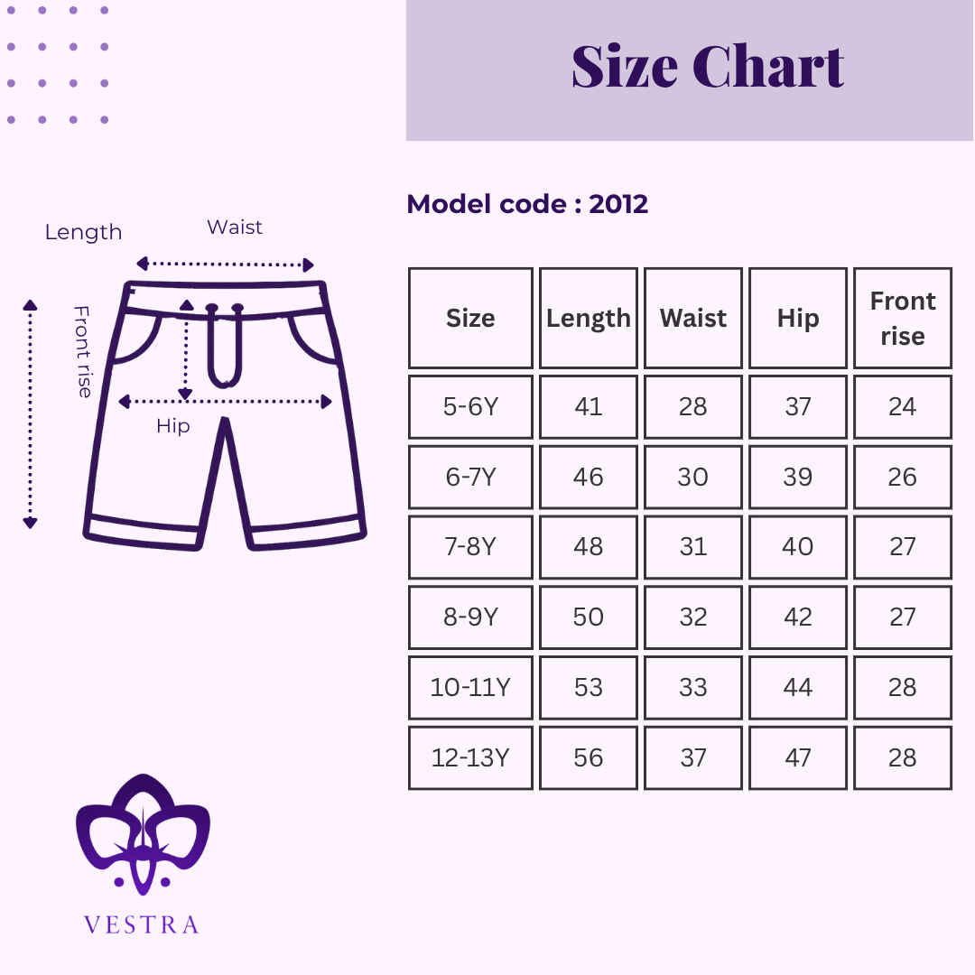 White Belted Kids Shorts 2012