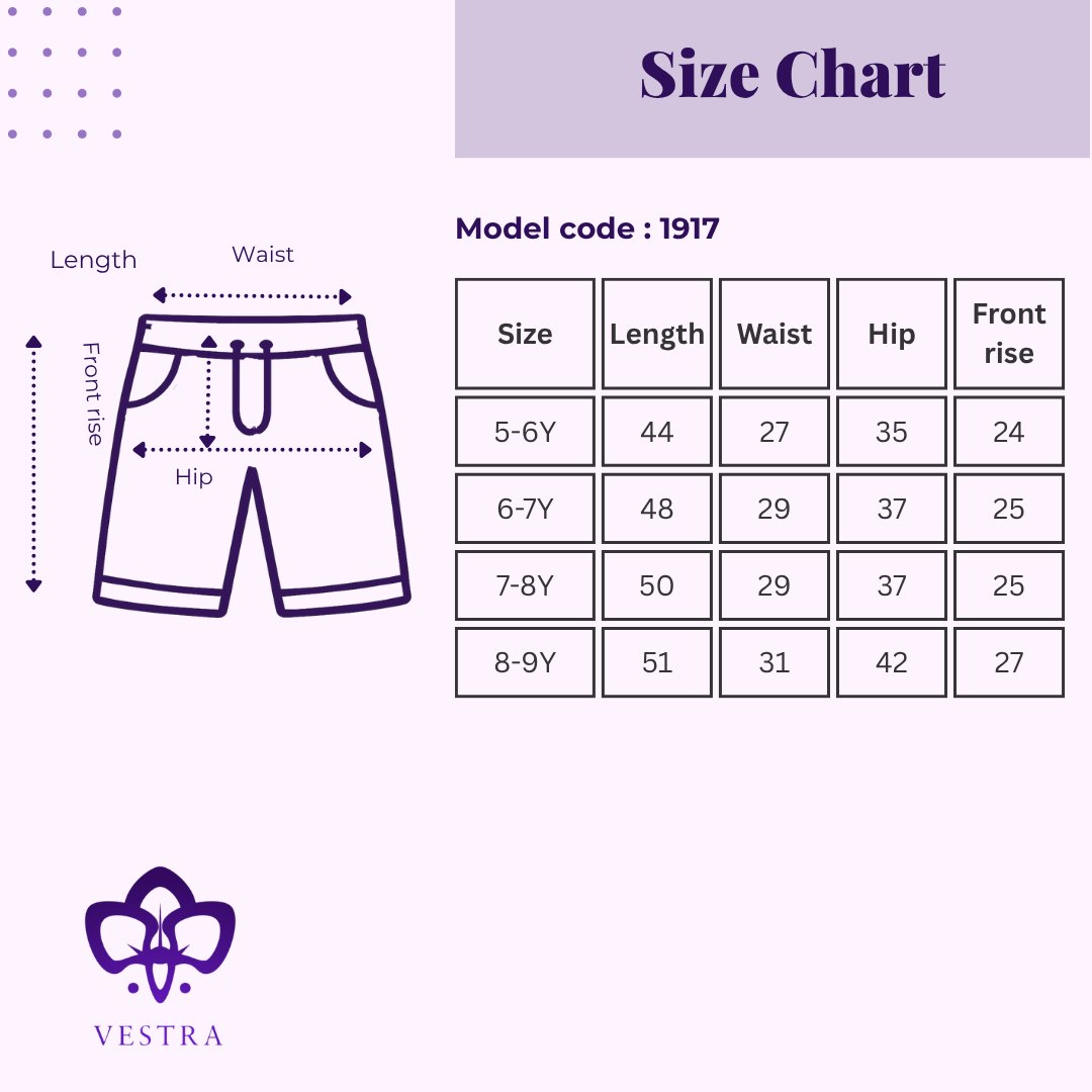 Trendy Girls’ Capri Pants - 1917