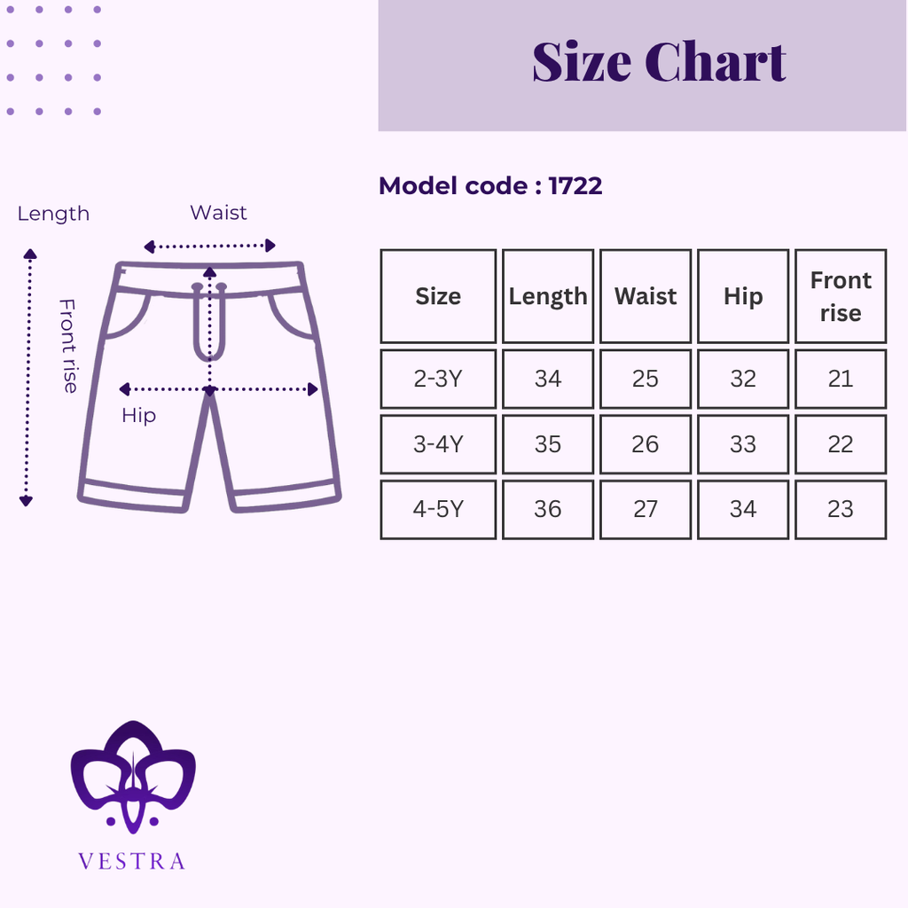 Good Vibes Printed Kids Shorts 1722