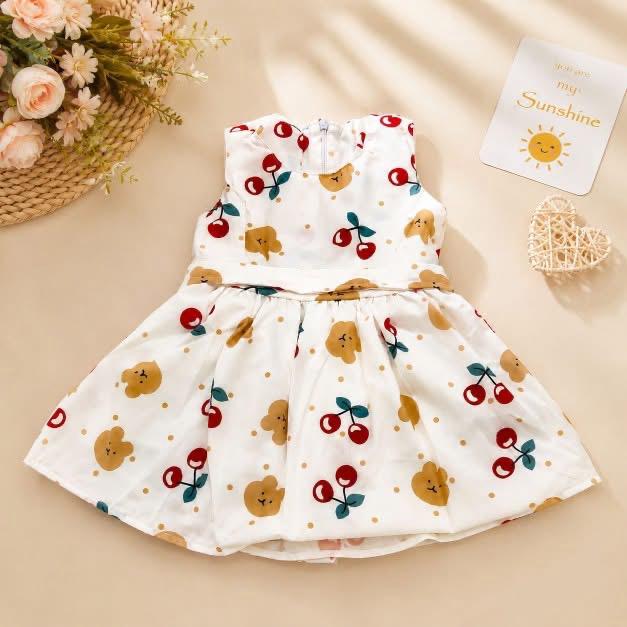 Sleeveless Cherry Dress AK004